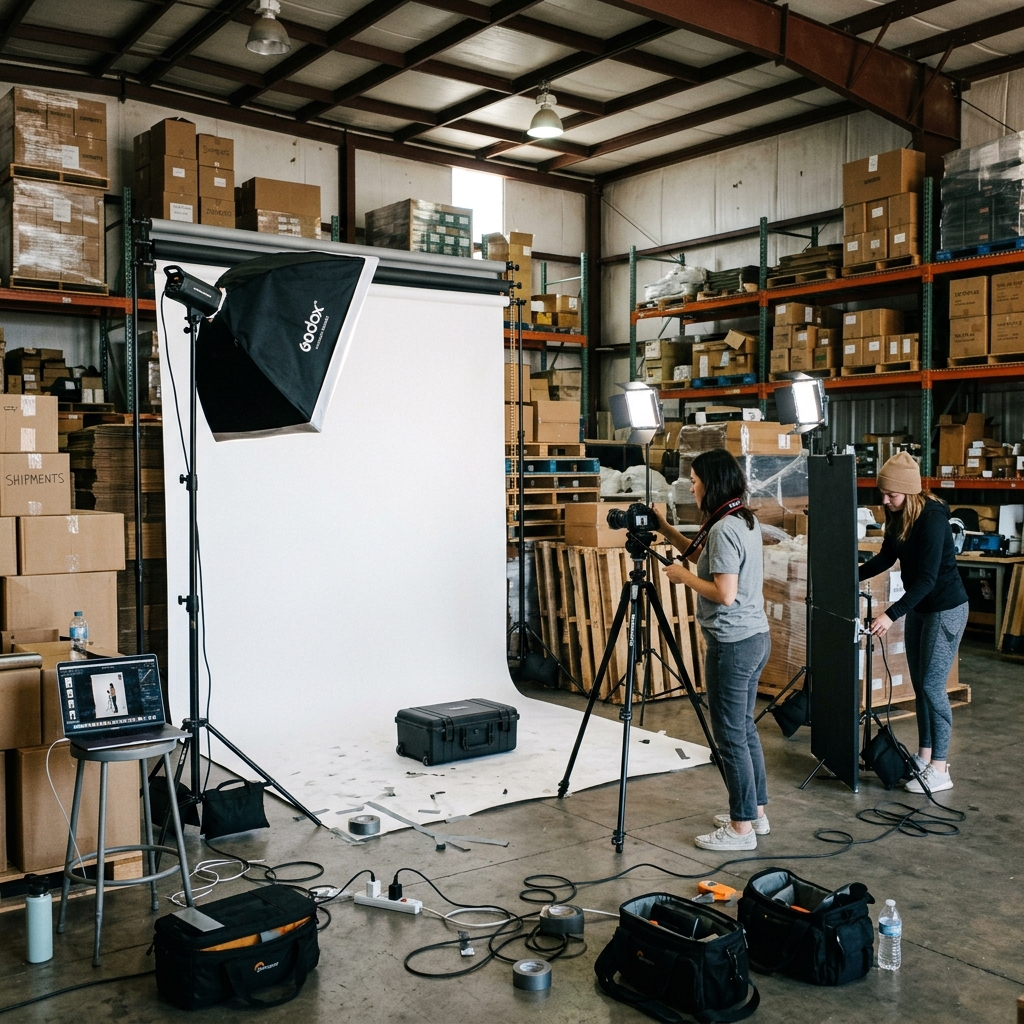 Studio Setup in Factory